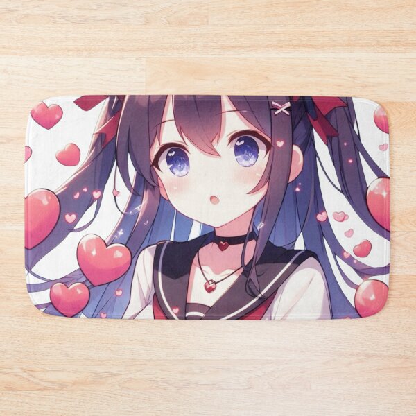 Item preview, Anime girl, Happy Valentine’s Day designed and sold by Sugar Wisdom .