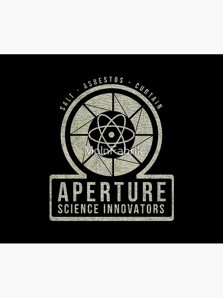 Aperçu 5 sur 5. Tapis de souris avec l'œuvre Innovateurs d'Aperture Science créée et vendue par MolnFabrik.