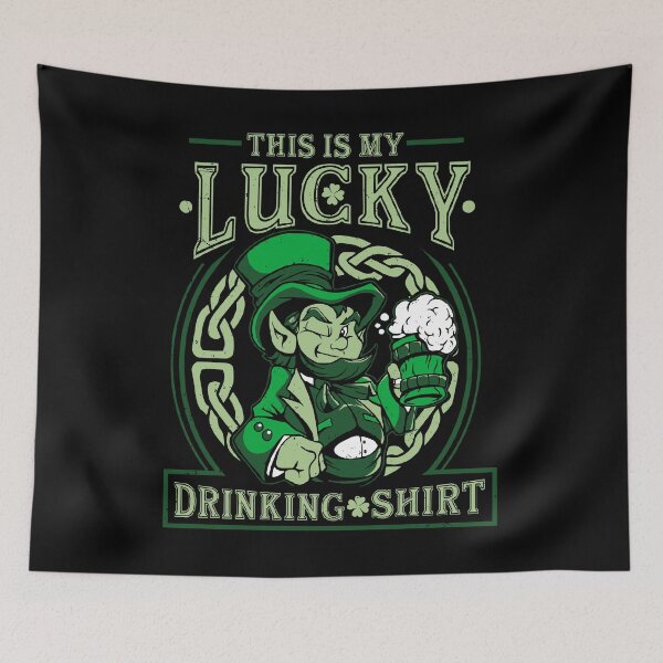 Item preview, This Is my Lucky Drinking Tee designed and sold by SnarkoClothes.