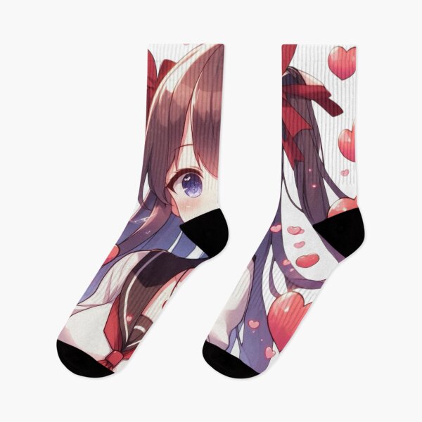 Item preview, Anime girl, Happy Valentine’s Day designed and sold by Sugar Wisdom .