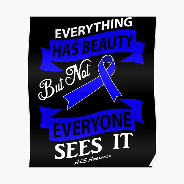 has Beauty But not sees it. Awareness Quote " Poster for Sale by AwarenessMerch |