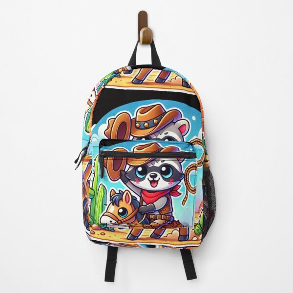 Artikelvorschau, Cowboy Waschbär - Kawaii Tier 2 entworfen und verkauft von DamioPolArt.