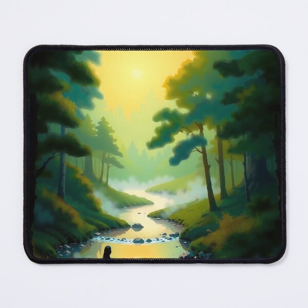 Item preview, Mystical Tranquility Bathed in Golden Light designed and sold by PanoramaPrints.