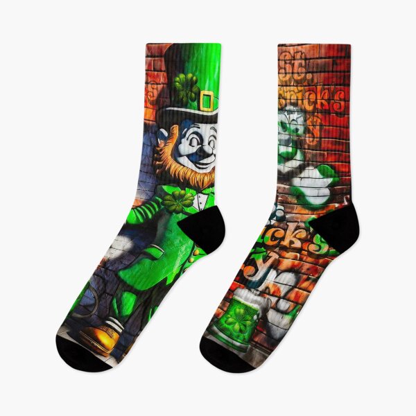 Item preview, St Patrick's Day Celebration Irish Leprechaun Graffiti designed and sold by Drone-tees.