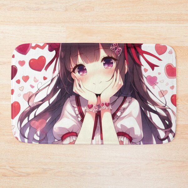 Item preview, Anime girl, Happy Valentine’s Day designed and sold by Sugar Wisdom .
