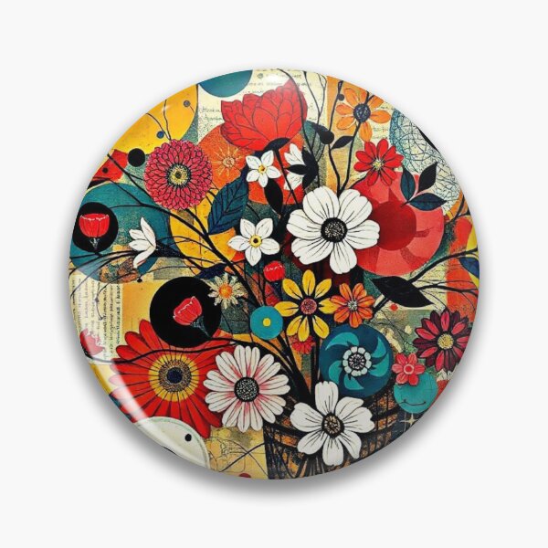 Item preview, Kandinsky Inspired Bohemian Flowers designed and sold by Sizani.
