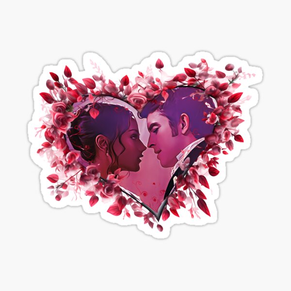 Aperçu de l'œuvre Kanthony Saint Valentin Coeur Bridgerton Netflix créée et vendue par KamiTrendz.