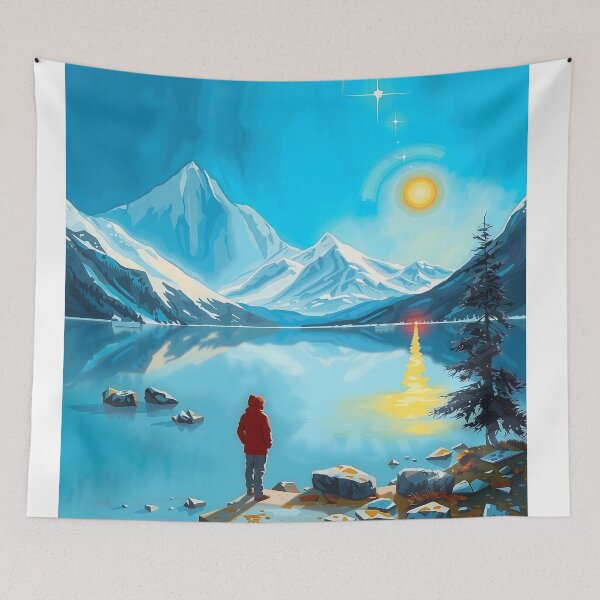 Item preview, Golden Sunset Solitude on Rocky Shores designed and sold by PanoramaPrints.