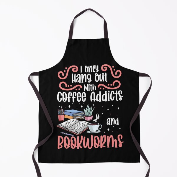 Item preview, I Only Hang Out With Coffee Addicts and Bookworms! Nerd Fans designed and sold by Dressed For Duty.