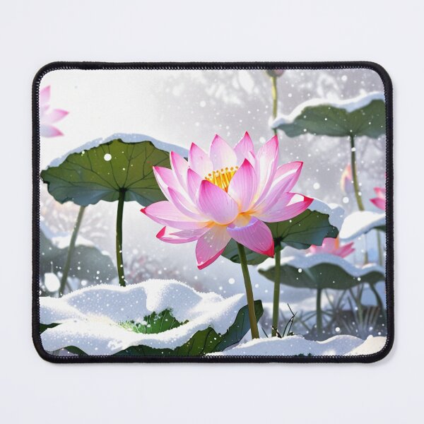 Item preview, Lotus in snowing. designed and sold by PatDoArt.
