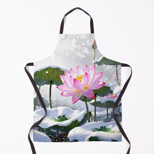 Item preview, Lotus in snowing. designed and sold by PatDoArt.