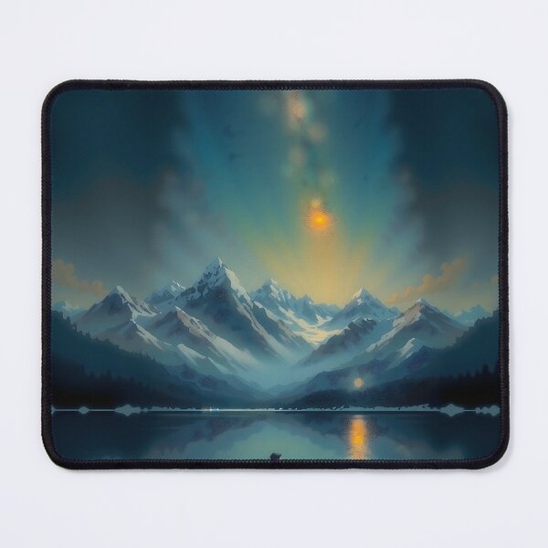 Item preview, Golden Serenity Over Icy Majesty designed and sold by PanoramaPrints.