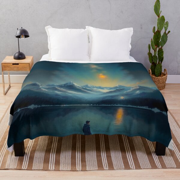 Item preview, Golden Serenity Over Icy Majesty designed and sold by PanoramaPrints.