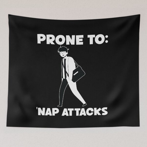 Item preview, Prone To Nap Attacks Funny Sleep Sleeping Fans designed and sold by Dressed For Duty.