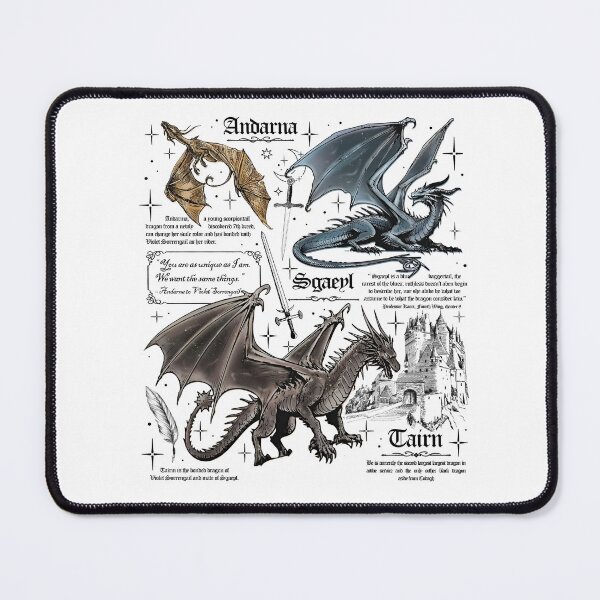 Item preview, Onyx Storm, Fourth Wing Dragons Tairn Andarna Dragon Rider Basgiath War College Bookish Gift for Readers, Violet Sorrengail, Bookish designed and sold by Gabriellina.