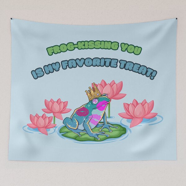 Item preview, Kiss Frog Valentine Favourite Treat  designed and sold by KateLeap.