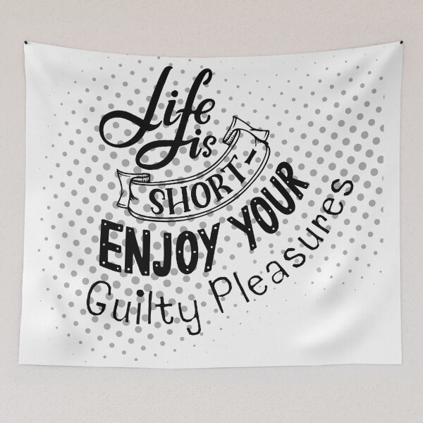 Item preview, Life is Short – Enjoy Your Guilty Pleasures designed and sold by RaiyaTees.