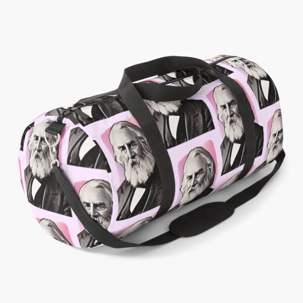 Item preview, American Poet Henry Wadsworth Longfellow - pink - illustration  designed and sold by Litstoy.