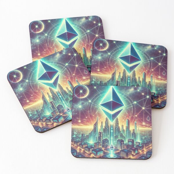 Item preview, Ethereum Skyline - The Future of Decentralization designed and sold by photoparadise22.