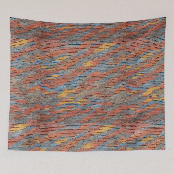 Item preview, Multicolored Brickwork designed and sold by Sadia  Jannat.