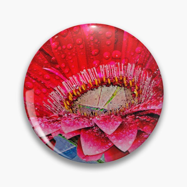 Item preview, Vibrant Elegance: Dew-Kissed Red Gerbera designed and sold by baindy.