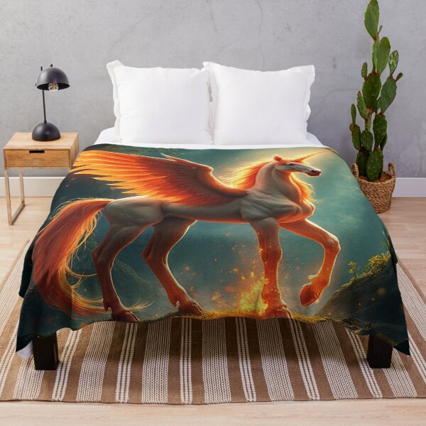 Item preview, Enchanted Glowing Ember Unicorn designed and sold by Fantasy Horseys.