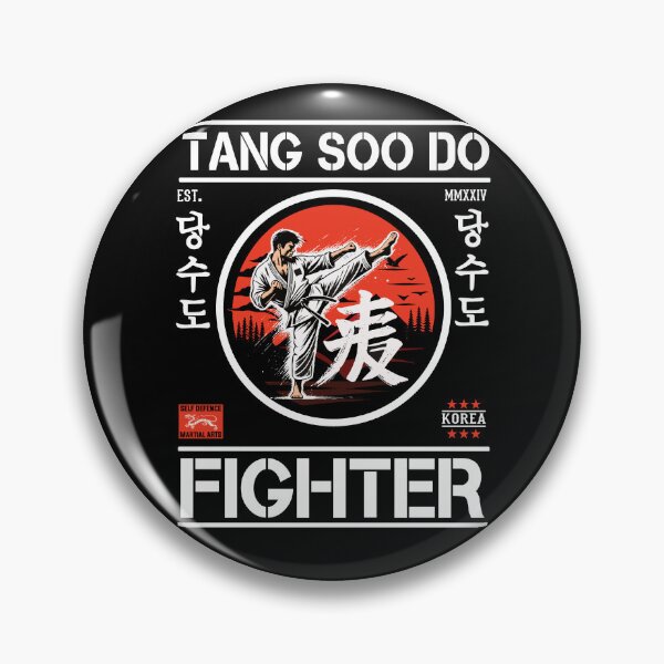 Item preview, Tang Soo Do Fighter: diseño elegante para entusiastas de las artes marciales designed and sold by RetroMaritalArt.