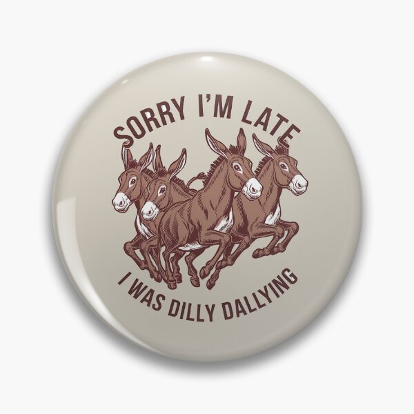 Item preview, Sorry i'm late - Donkey silhouette - Donkeys are awesome - Donkey charms - Donkey nature designed and sold by JansenGS.