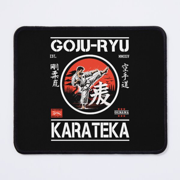 Item preview, Goju-Ryu Karateka – Stylish martial arts design designed and sold by RetroMaritalArt.
