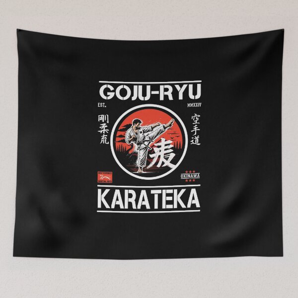 Item preview, Goju-Ryu Karateka – Stylish martial arts design designed and sold by RetroMaritalArt.