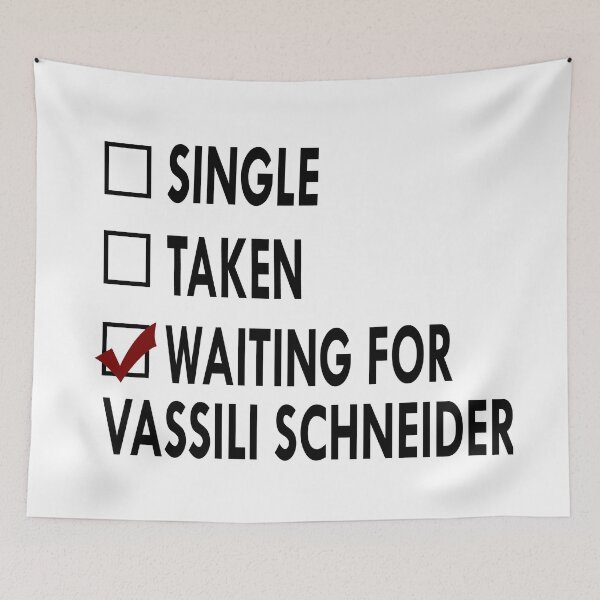 Item preview, Waiting for Vassili schneider Black White designed and sold by Sasya.