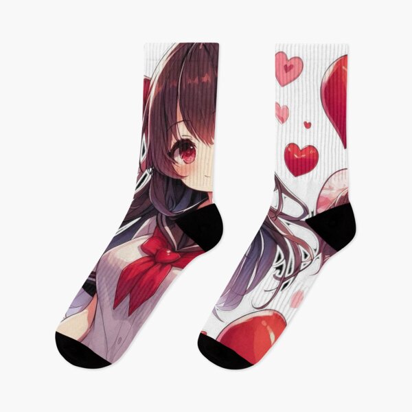 Item preview, Anime girl, Happy Valentine’s Day designed and sold by Sugar Wisdom .