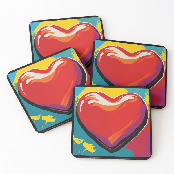 Item preview, Pop Art Heart Three designed and sold by I'm Doodling Now.