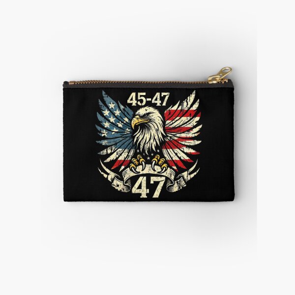 Item preview,  Trump 2025 , 45-47 Vintage American Flag Retro Eagle 45-47 Trump designed and sold by love3617.