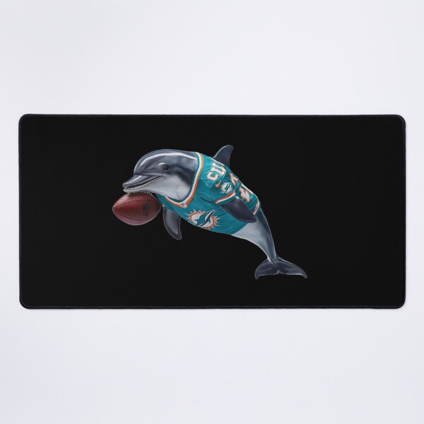 Item preview, Dolphin Football Logo Art - Miami Dolphins Inspired Design designed and sold by Imeline Valentin.