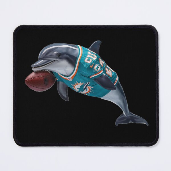 Item preview, Dolphin Football Logo Art - Miami Dolphins Inspired Design designed and sold by Imeline Valentin.