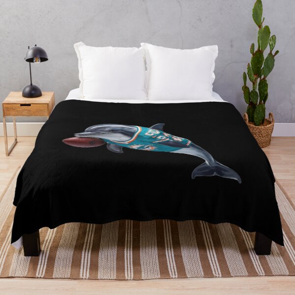 Item preview, Dolphin Football Logo Art - Miami Dolphins Inspired Design designed and sold by Imeline Valentin.