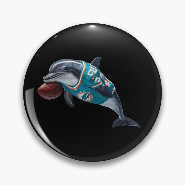 Item preview, Dolphin Football Logo Art - Miami Dolphins Inspired Design designed and sold by Imeline Valentin.