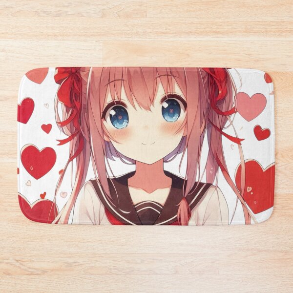 Item preview,  Anime girl, Happy Valentine’s Day designed and sold by Sugar Wisdom .