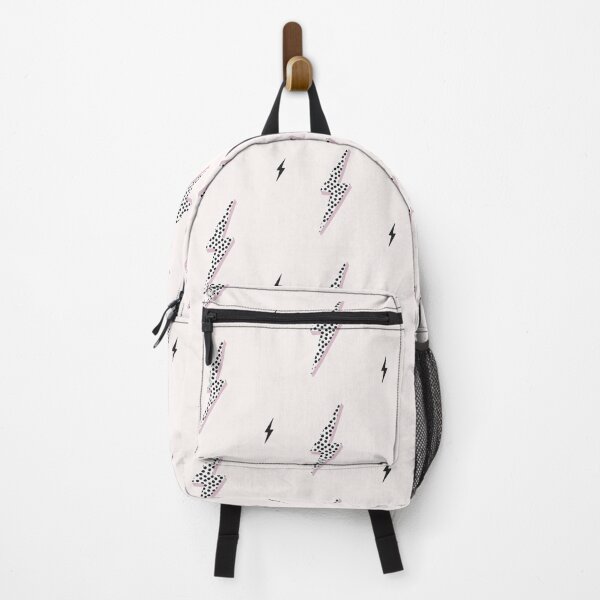 Item preview, bolt. Monochrome lightning bolt with black dots, neutral sign print designed and sold by Milatoo.