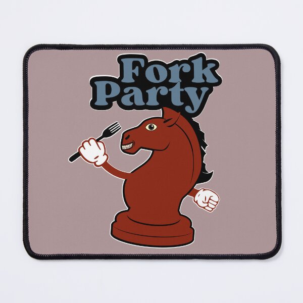 Item preview, Fork In Chess : Fork Party designed and sold by 5Petals.