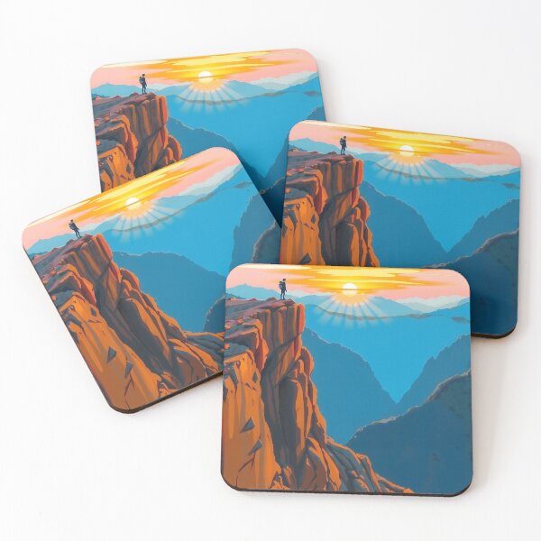 Item preview, Majestic Solitude in Fiery Sunset designed and sold by PanoramaPrints.