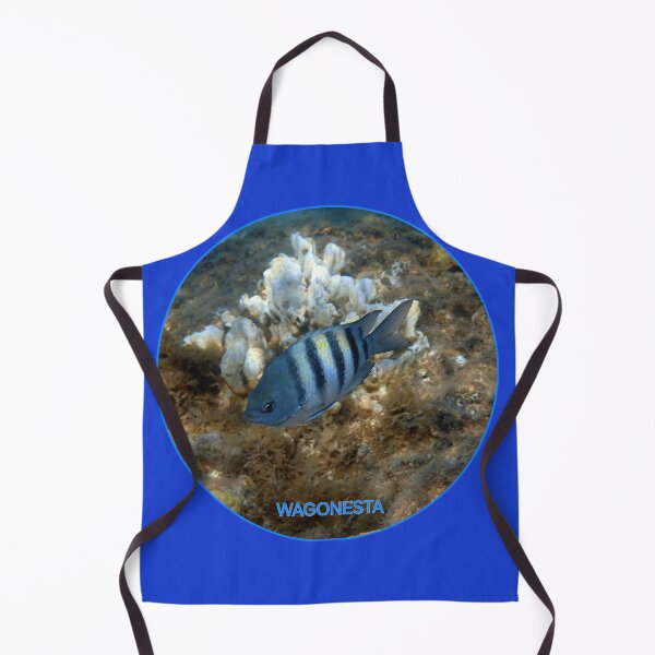Item preview, Underwater - Sergeant Major Damselfish in Bonaire by Wagonesta designed and sold by Wagonesta.