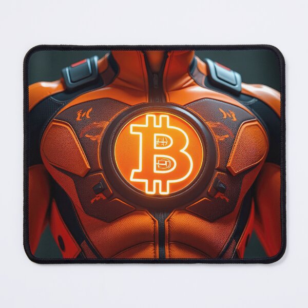 Item preview, Bitcoin Man: The Crypto Superhero designed and sold by RK - Shop.