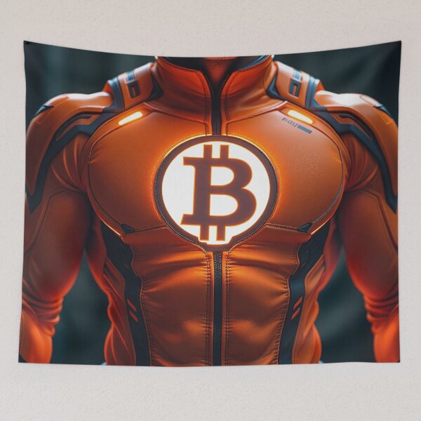 Item preview, Bitcoin Man: Rise of The Crypto Superhero designed and sold by RK - Shop.
