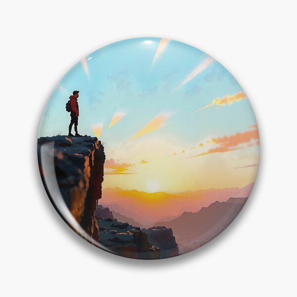 Item preview, Whispers of Solitude on Majestic Peaks at Sunset's Warm Light designed and sold by PanoramaPrints.