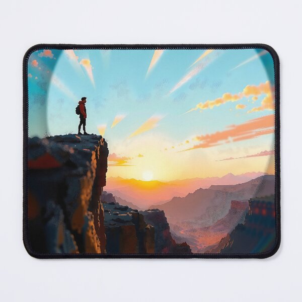 Item preview, Whispers of Solitude on Majestic Peaks at Sunset's Warm Light designed and sold by PanoramaPrints.