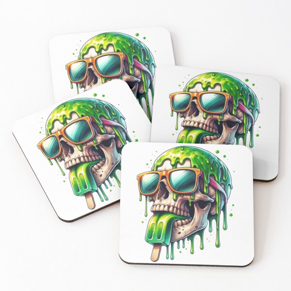 Item preview, Green Ice Skull designed and sold by KolinBoy.