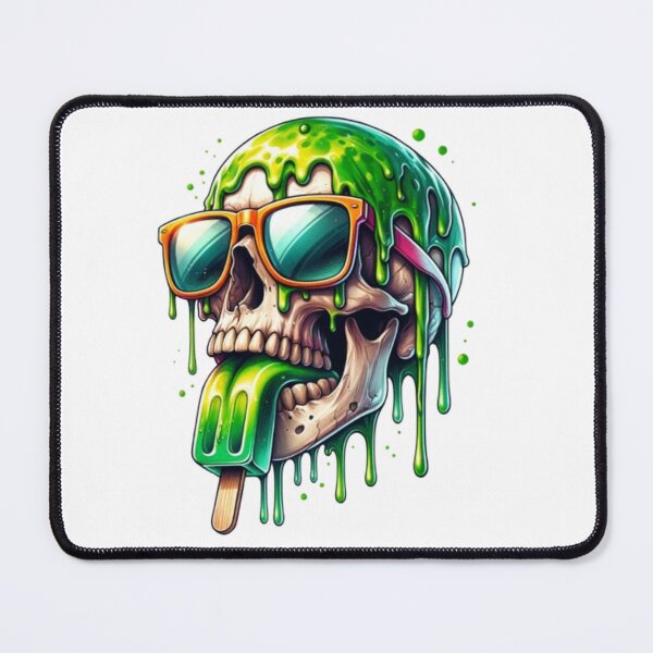 Item preview, Green Ice Skull designed and sold by KolinBoy.