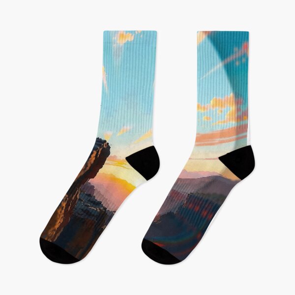 Item preview, Whispers of Solitude on Majestic Peaks at Sunset's Warm Light designed and sold by PanoramaPrints.